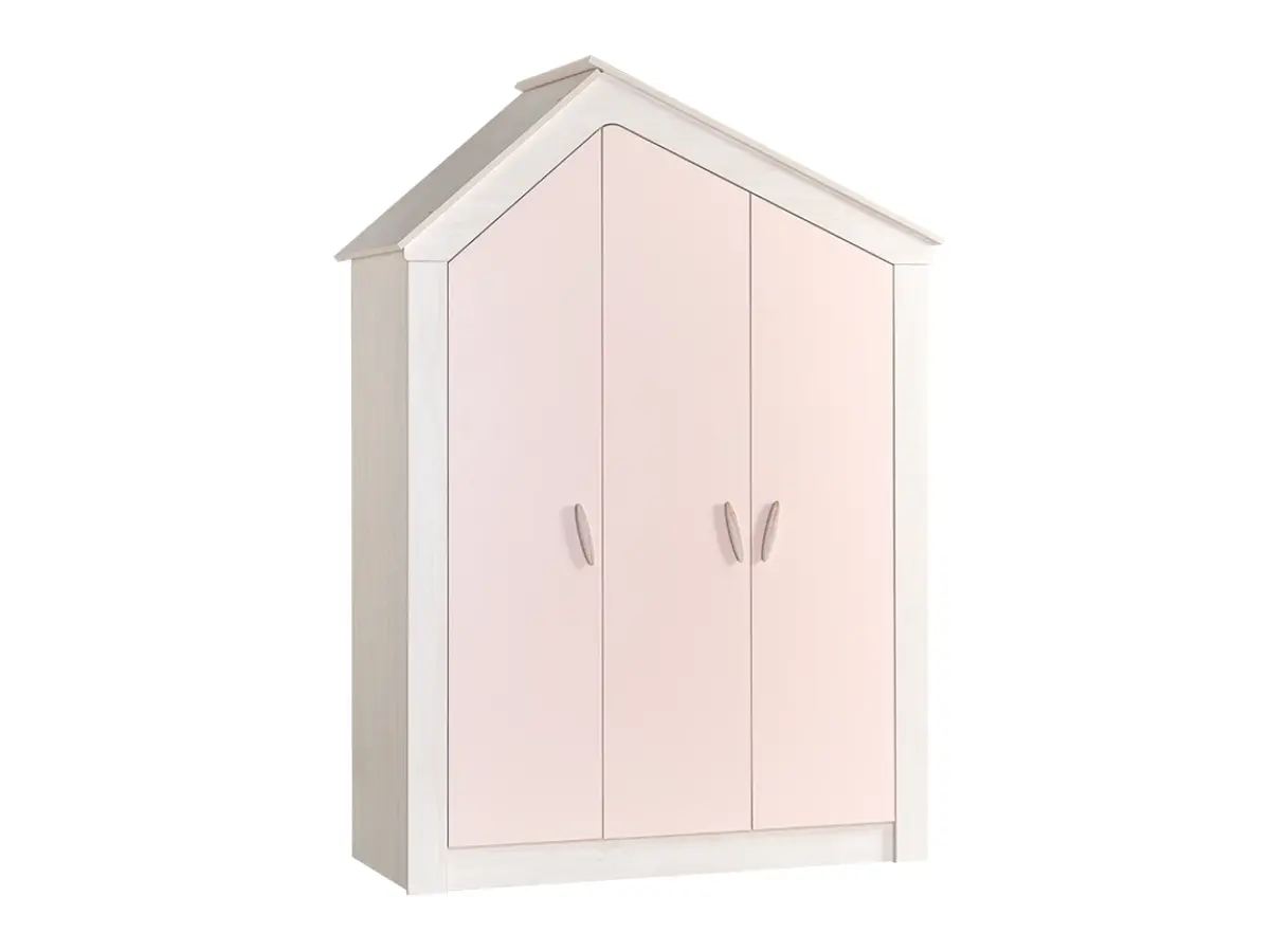 PINK HOUSE Трикрилен детски гардероб